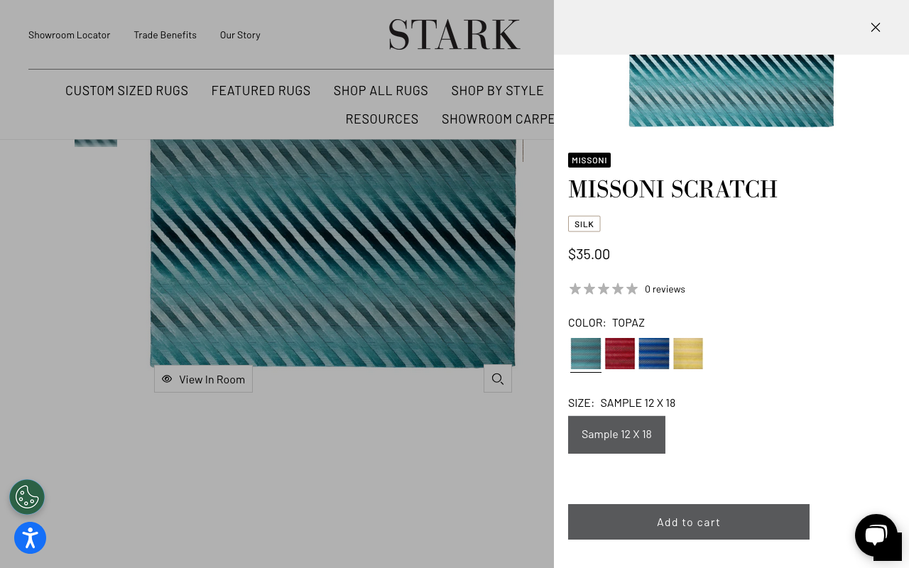 sample products modal
